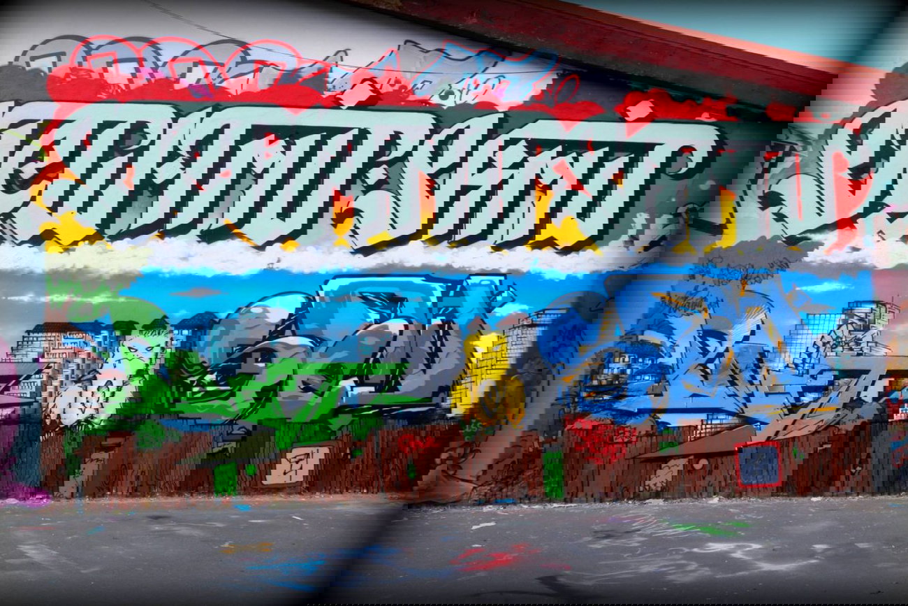 Graffiti Wall - Photo by dumberone