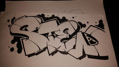 Graffiti Sketch - Photo by dumberone