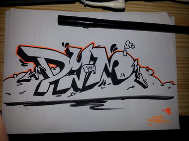 Graffiti Sketch - Photo by dymsoon
