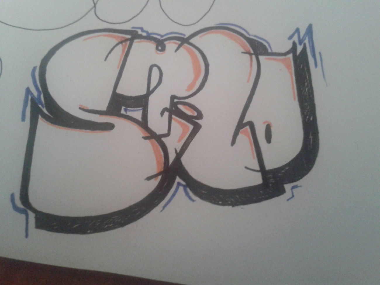 Graffiti Sketch - Photo by dymsoon