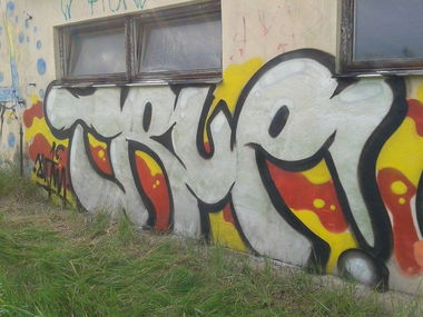 Graffiti Bombing - Photo by dymsoon - trainline, allineedcrew (2016)