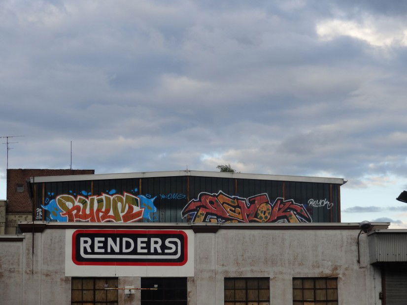 Graffiti Wall in Chemnitz - Photo by dynamikR - ruhm, remok, rooftop