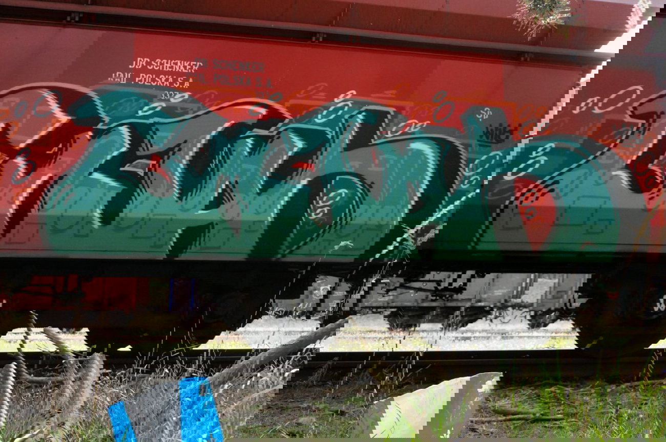 Graffiti Train - Photo by dzik - Gojah, Wild, Crew