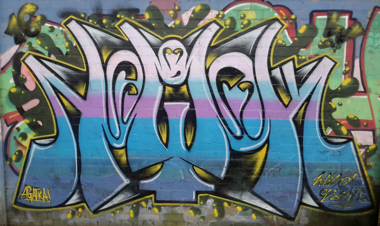 Graffiti Wall - Photo by dzik - Hajok, Wild, Gsm