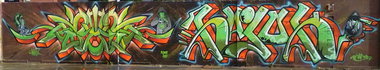 Graffiti Wall - Photo by dzik - Hajok, Kresh, Maseu