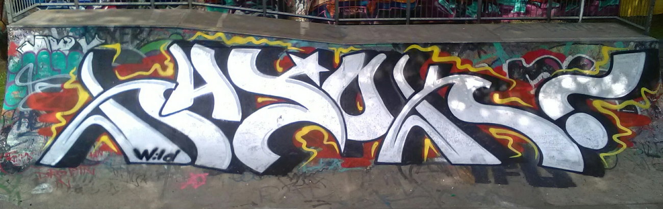 Graffiti Wall - Photo by dzik - Hajok, Wild, Crew