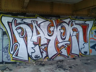 Graffiti Wall - Photo by dzik - Hajok, Wild, Gsm