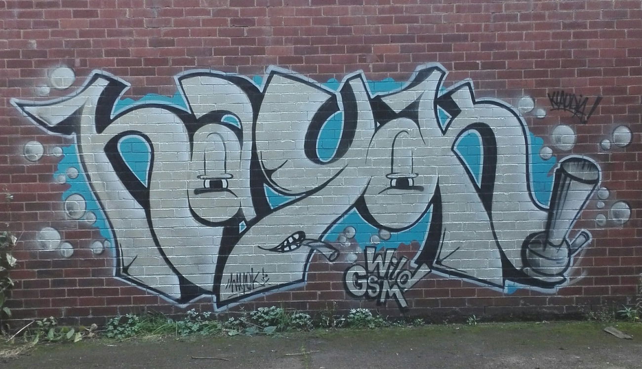 Graffiti Wall - Photo by dzik - Hajok, Wild, Gsm