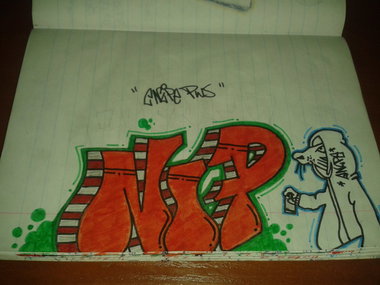 Graffiti Sketch - Photo by eNiPe - NipOne, Enipe, Nip (2014)
