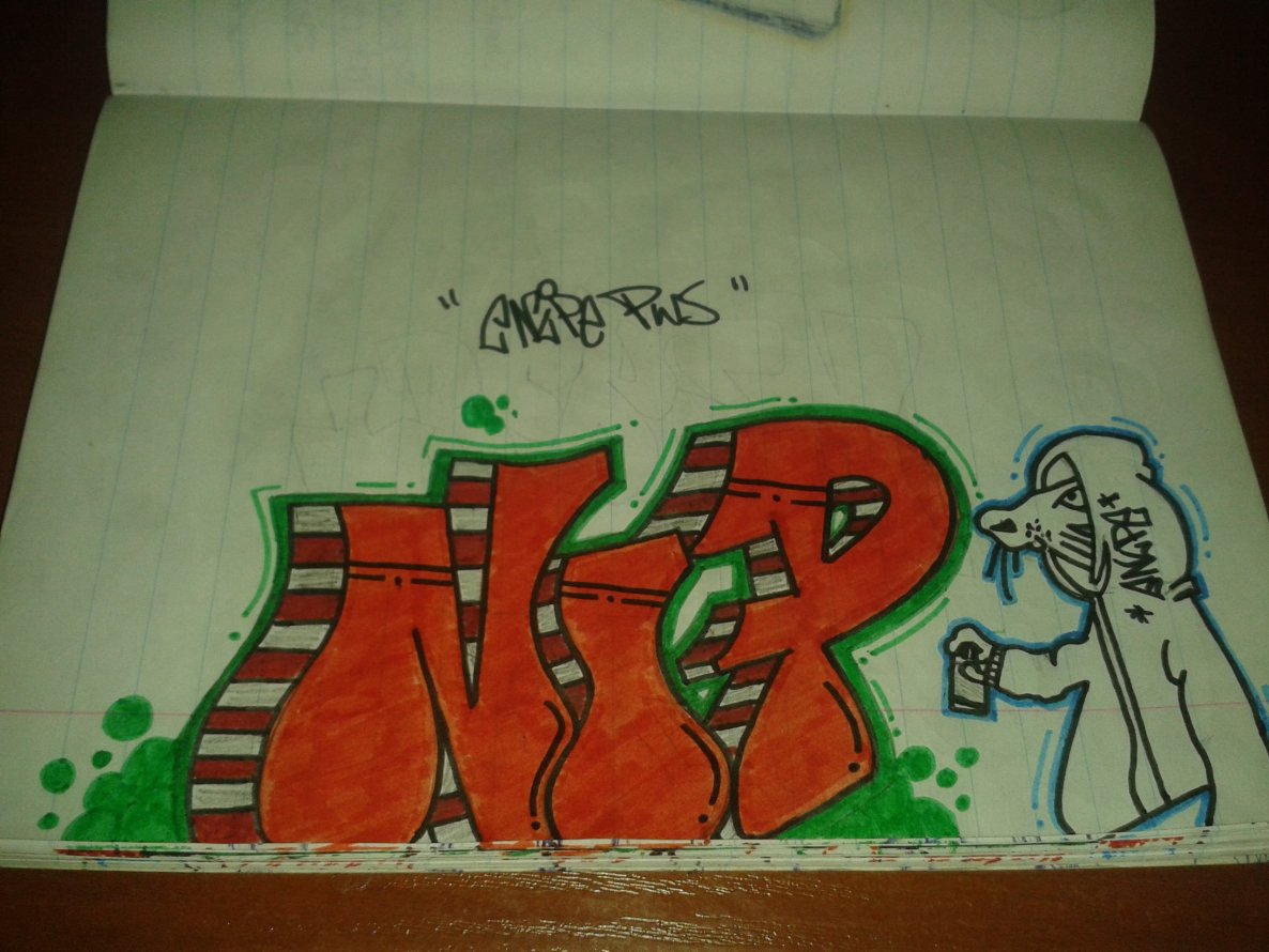 Graffiti Sketch - Photo by eNiPe - NipOne, Enipe, Nip (2014)