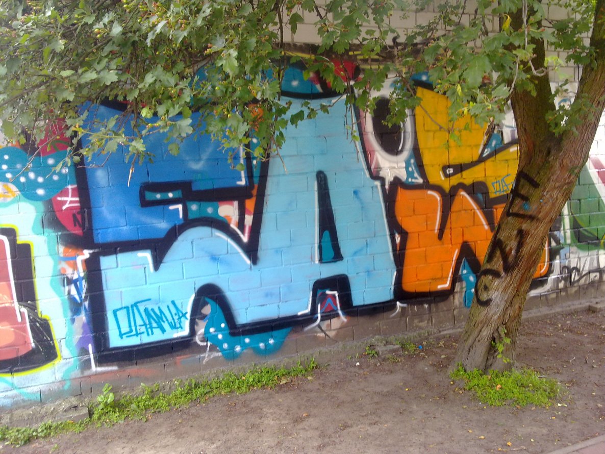 Graffiti Wall - Photo by eaiss - Frytki! (2013)