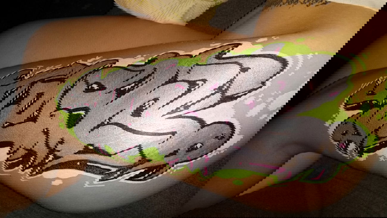 Graffiti Sketch - Photo by edding3000 - tesla (2014)