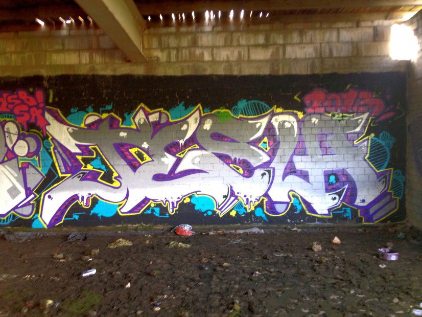 Graffiti Wall in mg - Photo by edding3000 - tesla (2013)