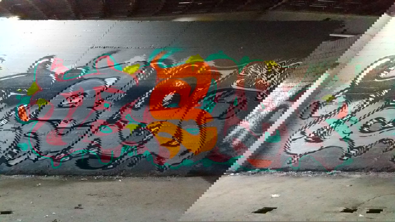 Graffiti Wall - Photo by edding3000 - tesla (2014)