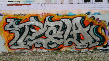 Graffiti Wall - Photo by edding3000 - tesla (2014)