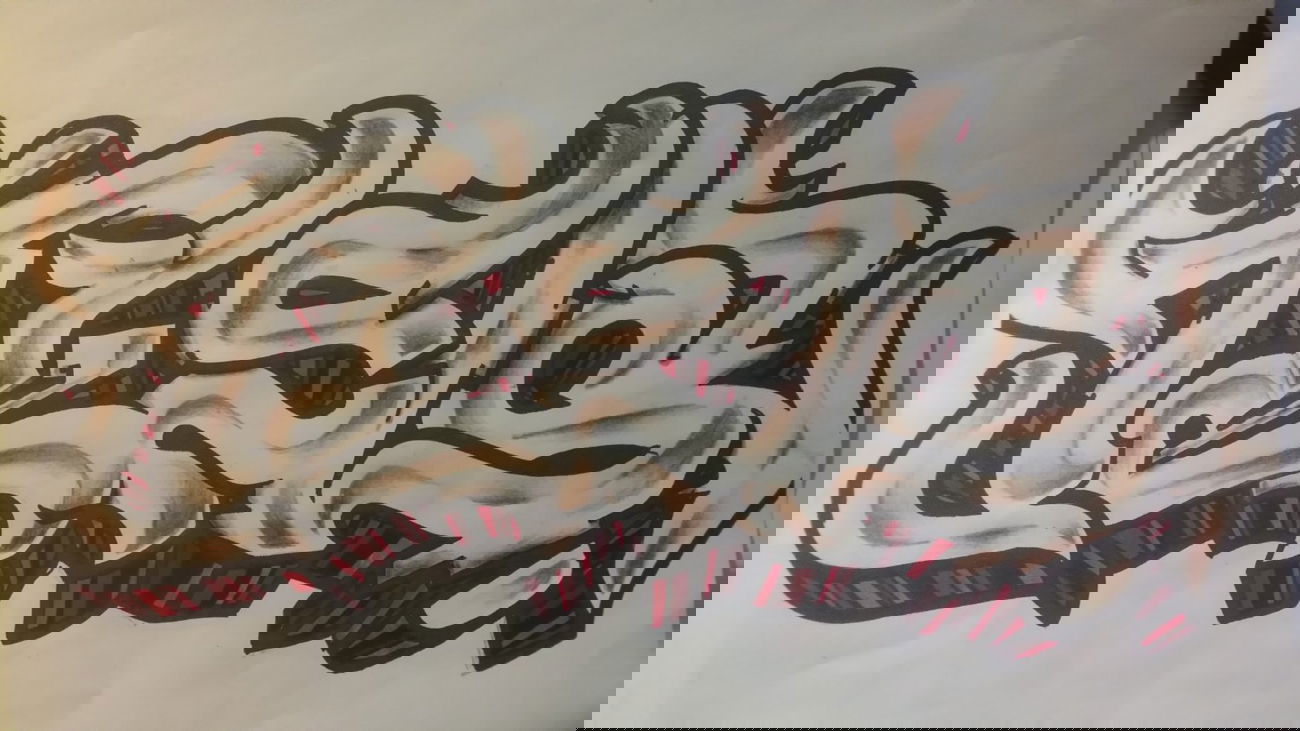 Graffiti Sketch - Photo by edding3000 - tesla (2014)