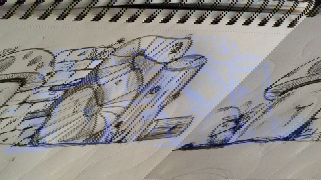 Graffiti Sketch - Photo by edding3000 - tesla