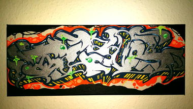 Graffiti Sketch - Photo by edding3000 - tesla (2015)