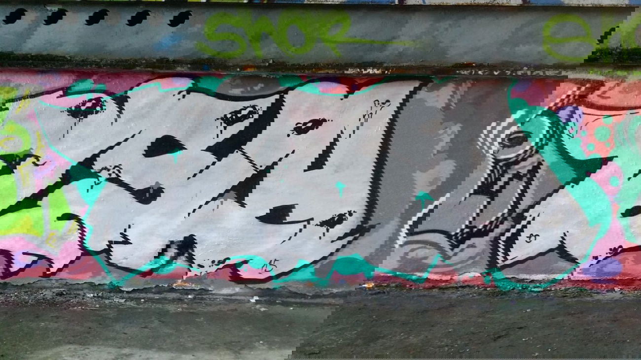 Graffiti Wall - Photo by edding3000 - tesla (2015)