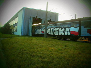 Graffiti Train - Photo by edson