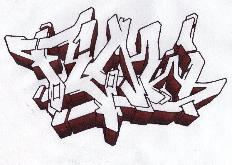 Graffiti Sketch in Emden - Photo by efact - Emden, Flow (2012)