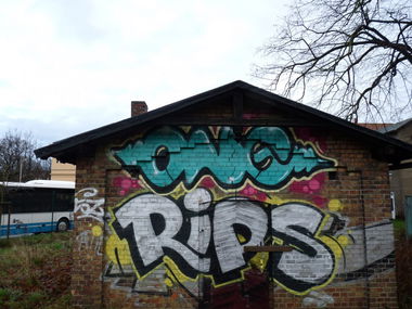 Graffiti Wall - Photo by egal098 - ong, rips