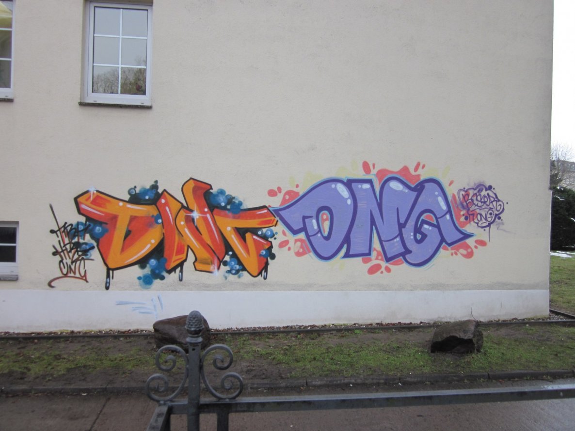 Graffiti Wall - Photo by egal098 - ong, ong