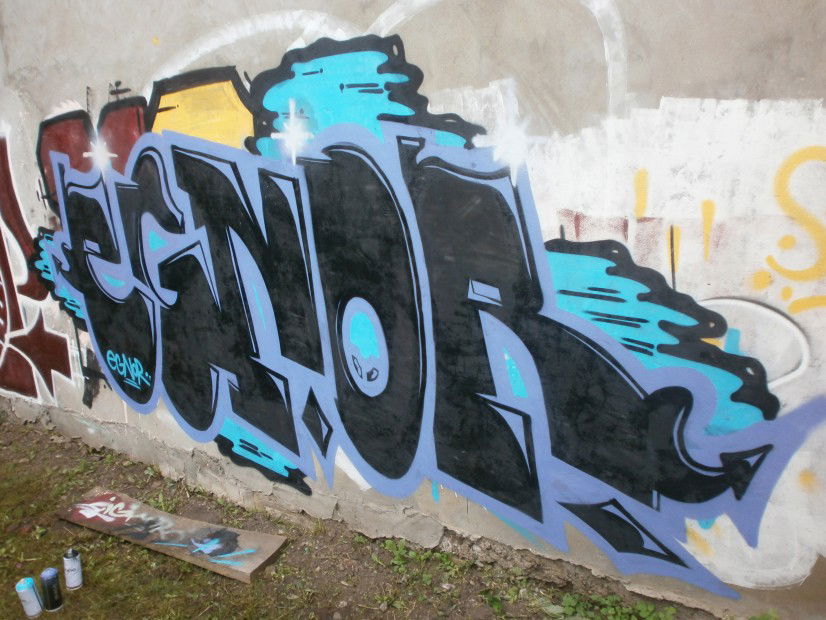 Graffiti Wall in chernivtsi - Photo by egnor (2013)