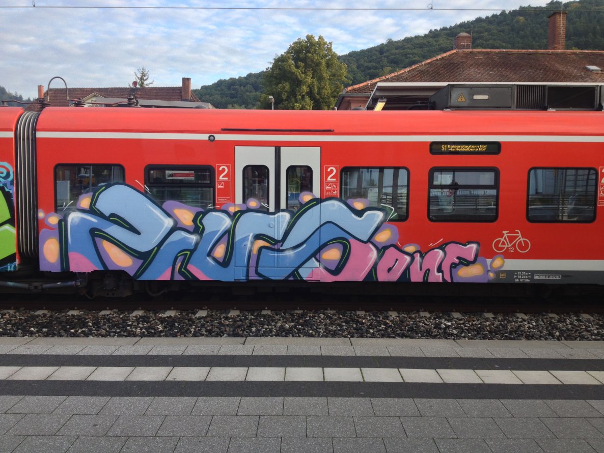 Graffiti Train - Photo by ehdualdefotz - zug, onf (2014)