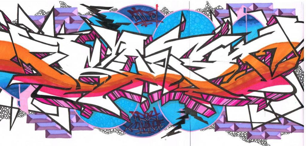 Graffiti Sketch in United kingdom - Photo by eido777 - eido1, eido, eido777