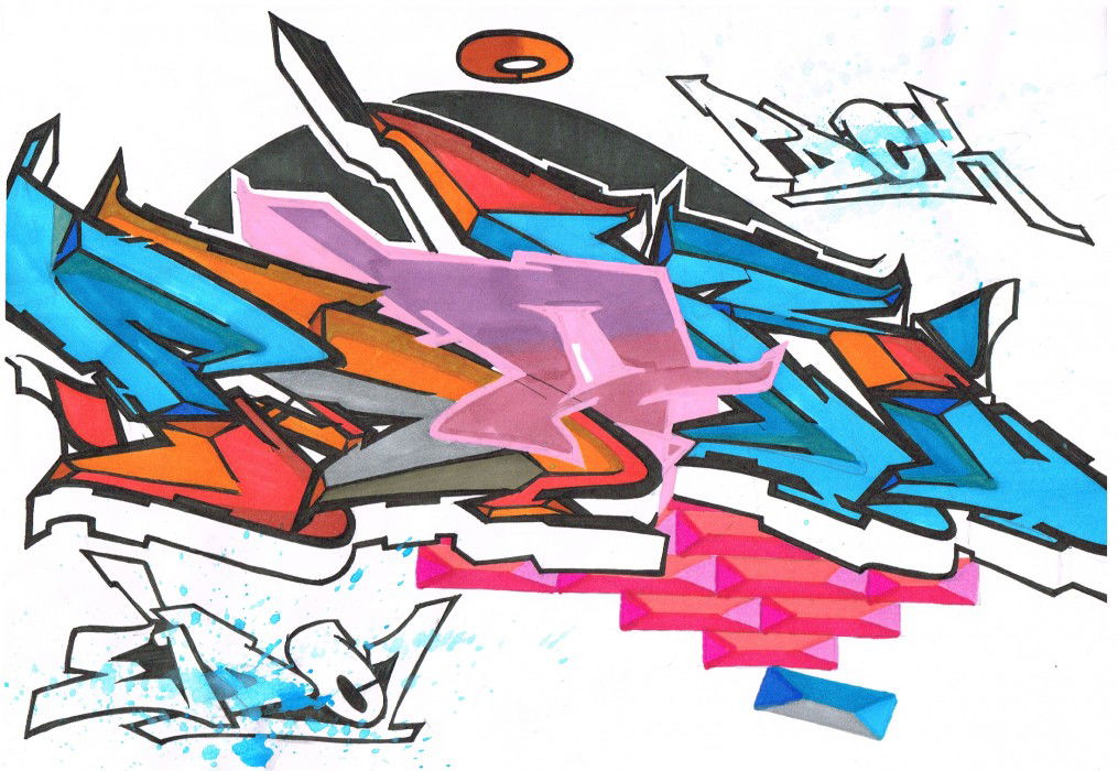 Graffiti Sketch in United Kingdom - Photo by eido777 - eido1, eido777, eido