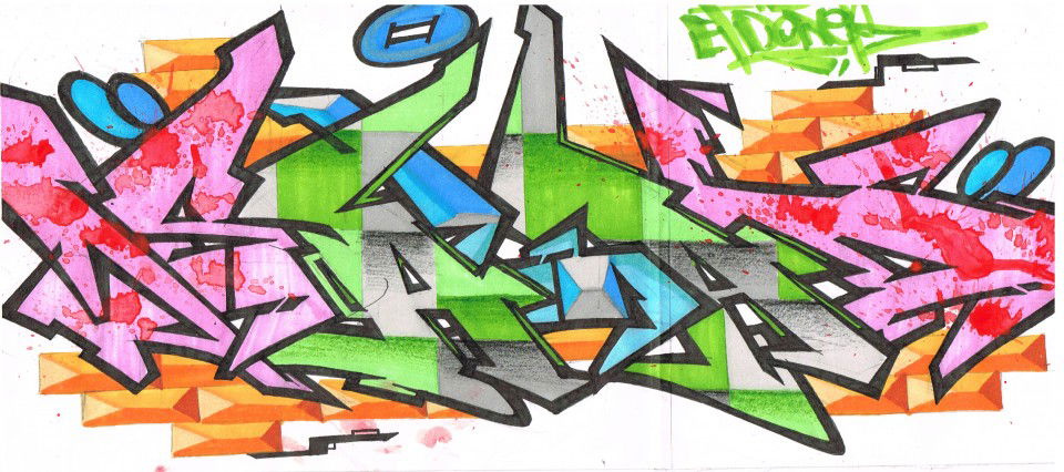 Graffiti Wall - Photo by eido777