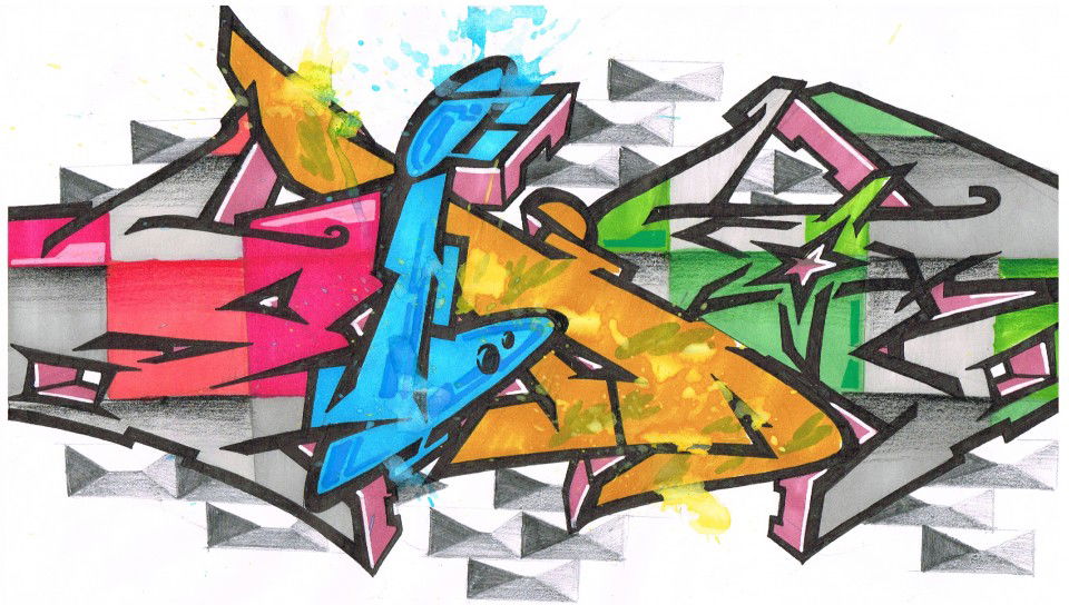 Graffiti Sketch - Photo by eido777 - eido, eido1, eido777
