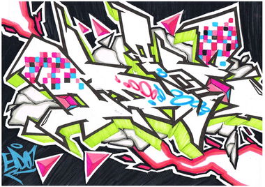Graffiti Sketch - Photo by eido777 - eido, eido1, odie (2013)