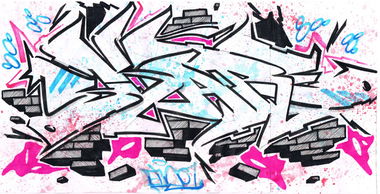 Graffiti Sketch - Photo by eido777 - eido, odie, skare (2013)