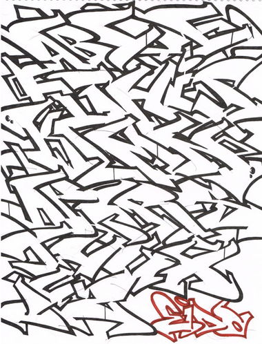 Graffiti Sketch - Photo by eido777 - eido, one, odie (2013)