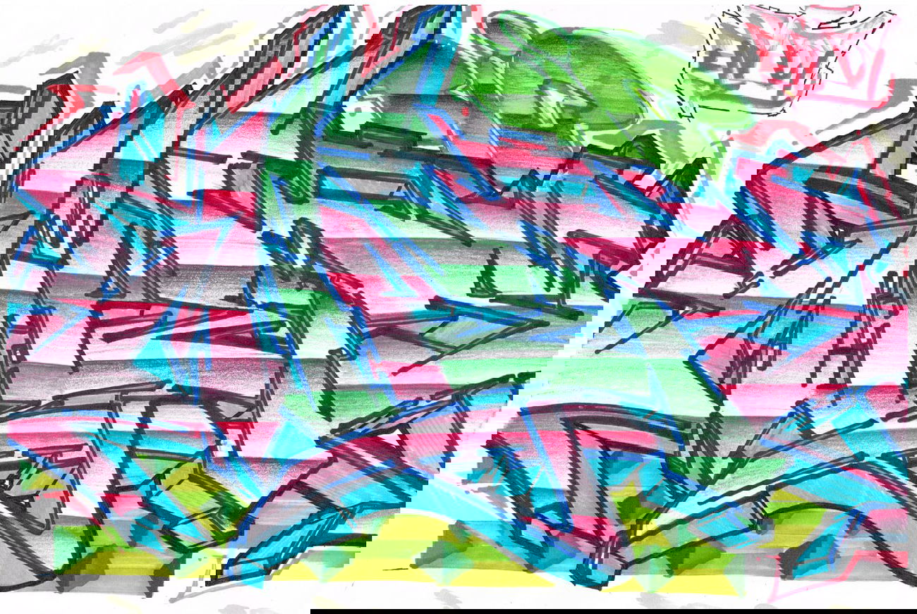 Graffiti Sketch - Photo by eido777 - eido1, miles, sdk (2014)