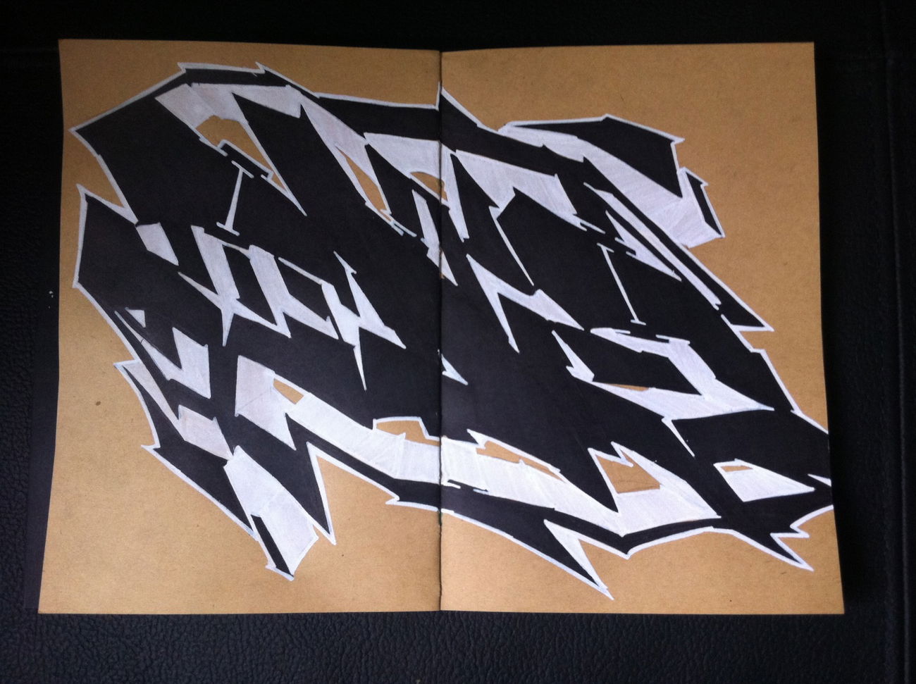 Graffiti Sketch - Photo by eido777 - graffiti, art, blackbook