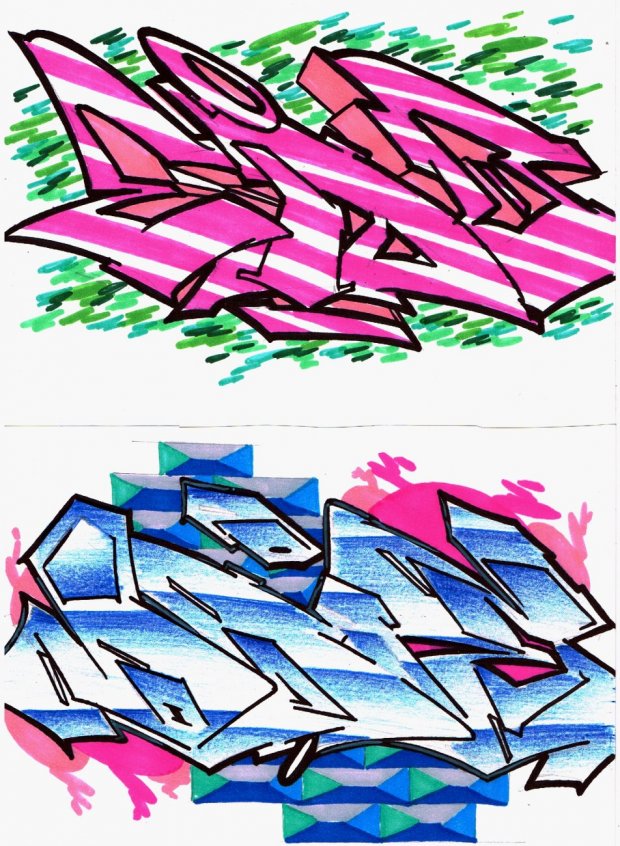 Graffiti Sketch - Photo by eido777 - Eido1, graffiti, blackbook