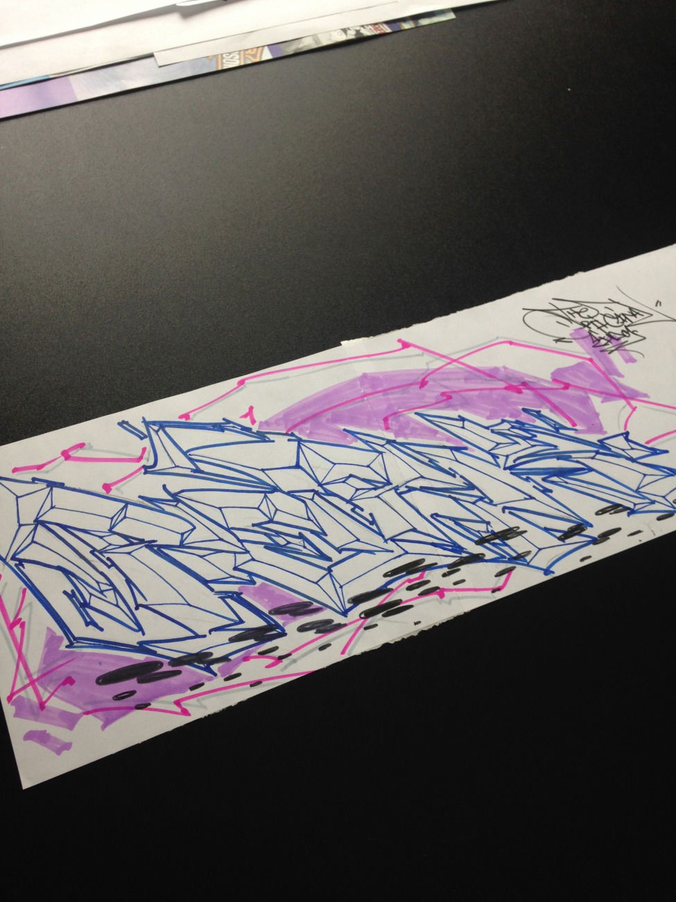 Graffiti Sketch - Photo by eido777 - wildstyle, graffiti, letters