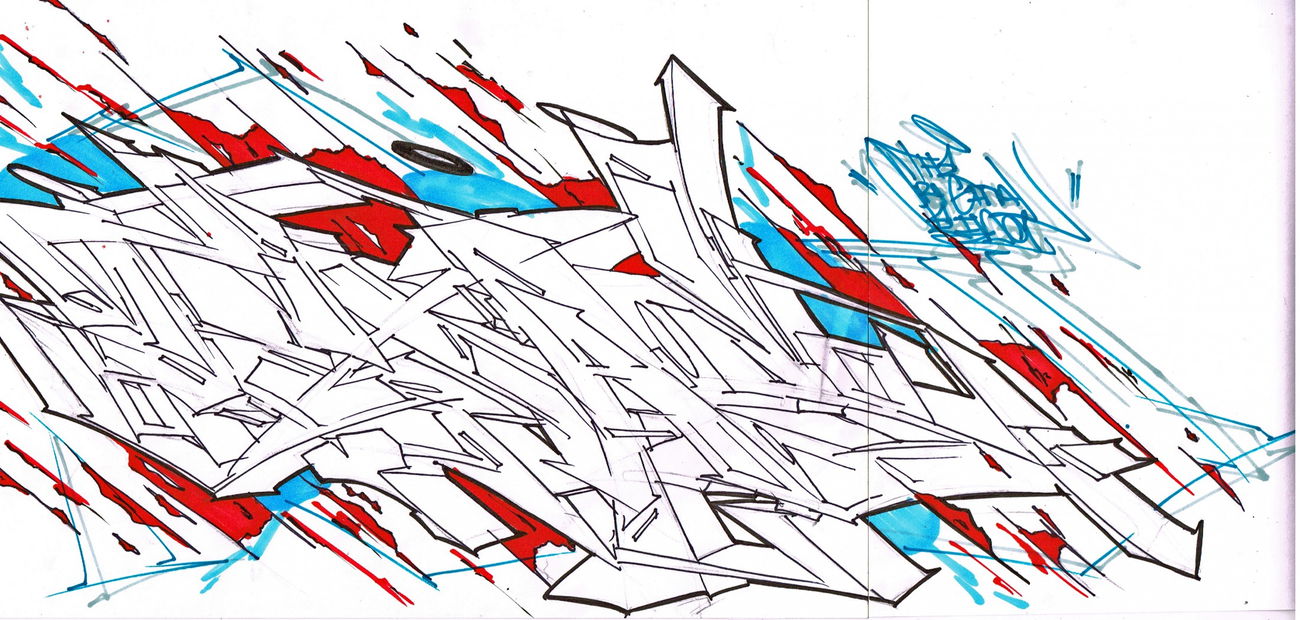 Graffiti Sketch - Photo by eido777 - eido1