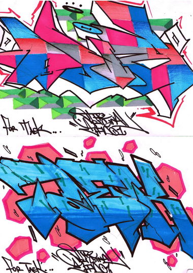 Graffiti Sketch - Photo by eido777 - graffitisketchsketchingblackbookartremoseido1exchangewildstyle