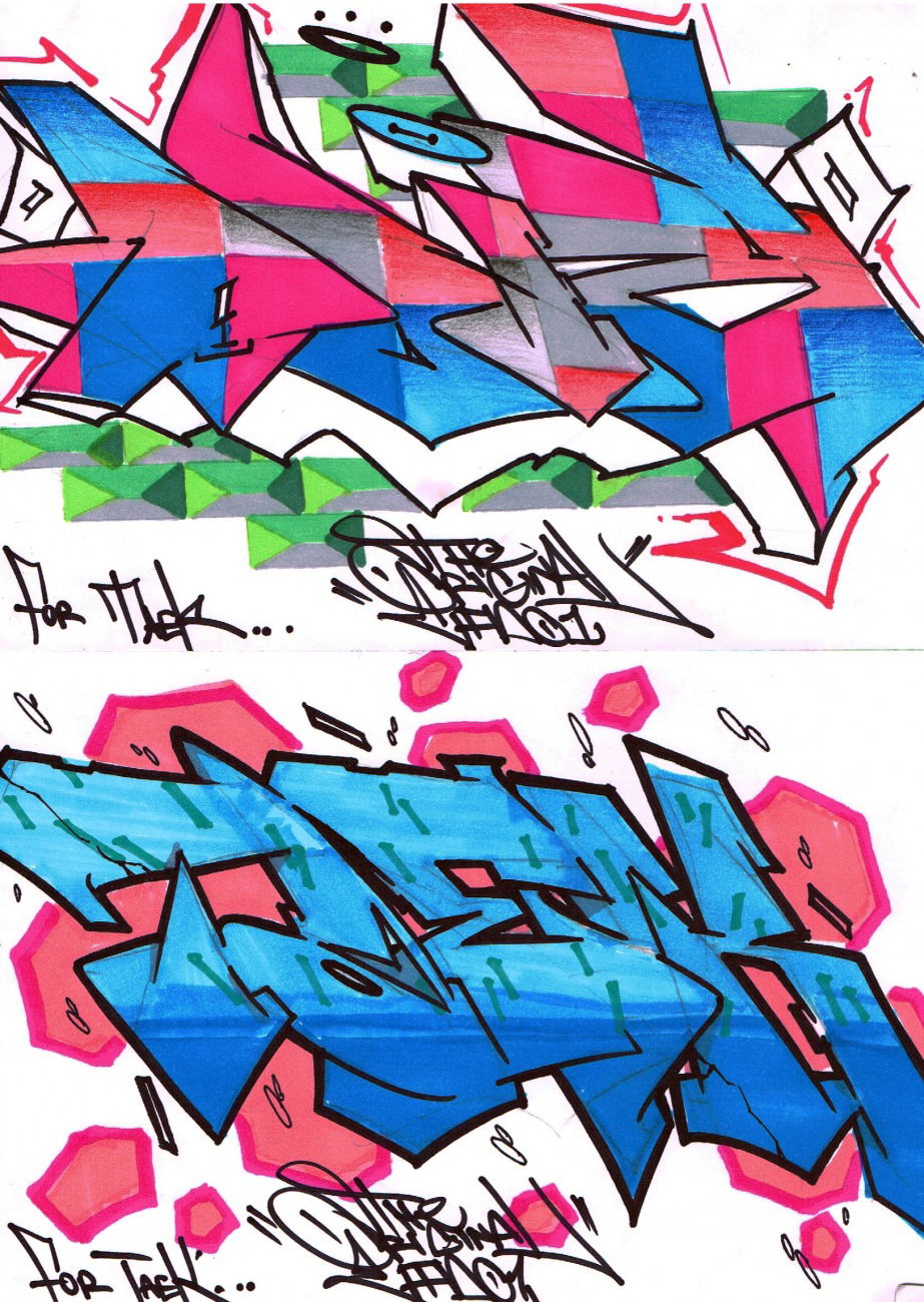 Graffiti Sketch - Photo by eido777 - graffitisketchsketchingblackbookartremoseido1exchangewildstyle