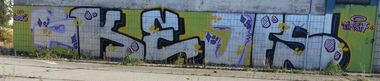 Graffiti Wall in Bonn - Photo by eiersalat - ske, jfs, idol
