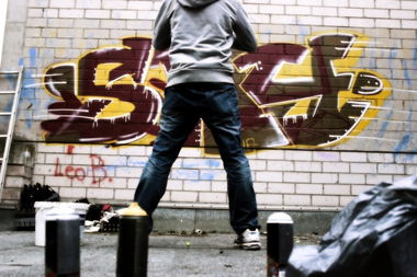 Graffiti Artwork in Bonn - Photo by eiersalat - shy