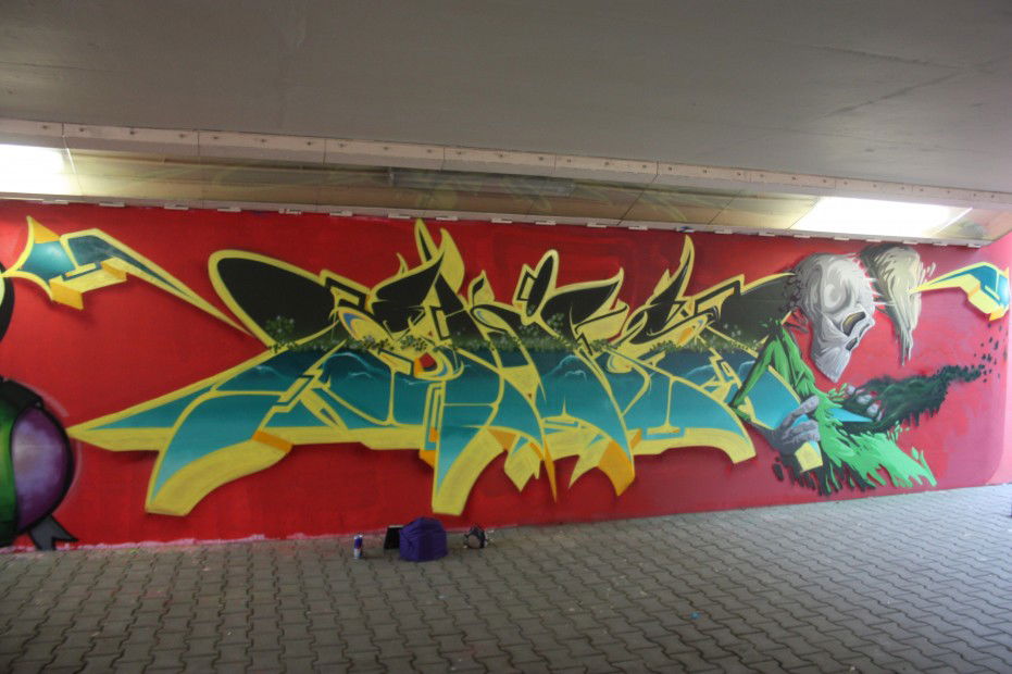 Graffiti Wall - Photo by ekison