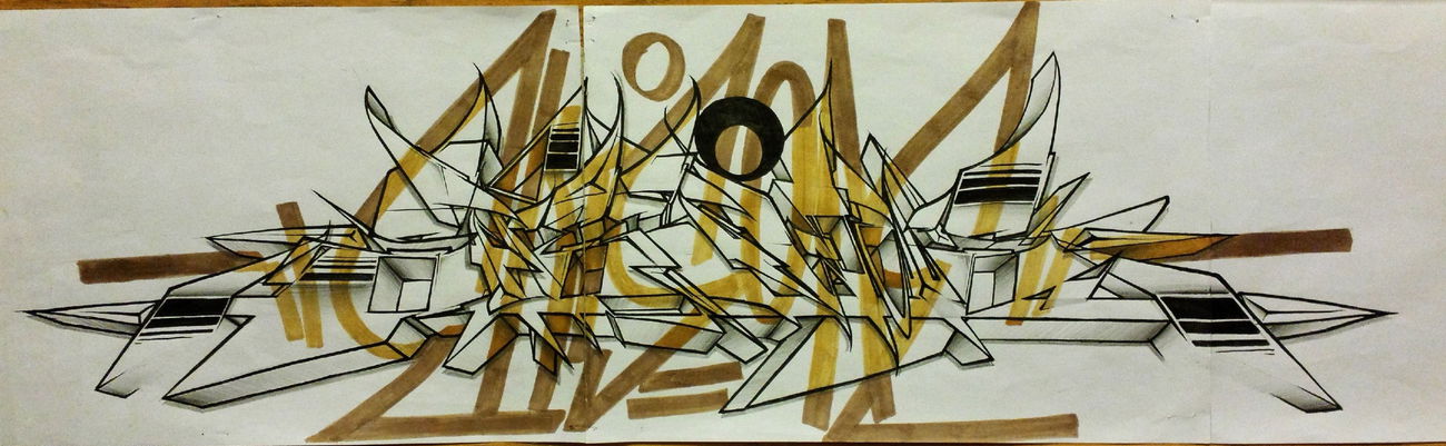 Graffiti Sketch - Photo by ekison