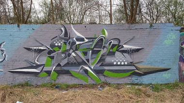 Graffiti Wall - Photo by ekison