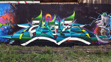 Graffiti Wall - Photo by ekison