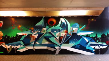 Graffiti Wall - Photo by ekison (2015)